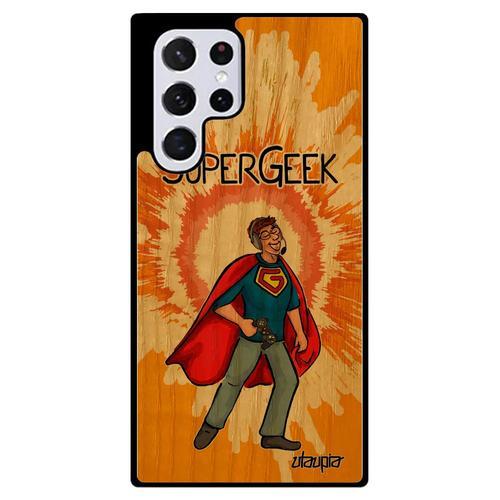 Coque Silicone S22 Ultra Bois Super Geek Heros Comics Drole Housse ... on Productcaster.