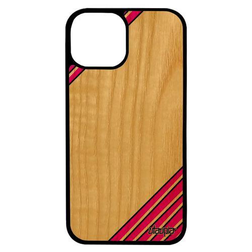 Coque Pour Iphone 13 Bois Silicone Moderne Coloré Ligne Artisanat M... on Productcaster.