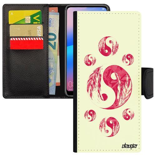 Coque Xiaomi Redmi Note 10 Cuir Rabat Portefeuille Yin Et Yang Orig... on Productcaster.