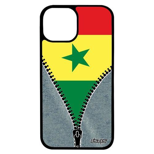 Coque Iphone 13 Pro Max Silicone Drapeau Senegal Senegalais Coupe D... on Productcaster.