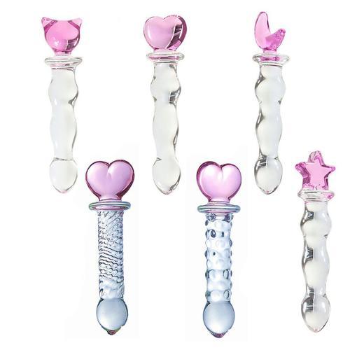 Godemichet Anal En Verre Transparent Pour Femme, Jouet Sexuel Pour ... on Productcaster.