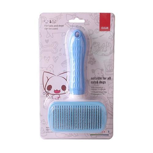 Brosse Autonettoyante Pour Chiens Et Chats,Avec Particules De Massa... on Productcaster.