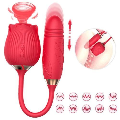 Vibromasseur Rose Pour Femme, Jouet Sexuel, Suceur De Clitoris, God... on Productcaster.