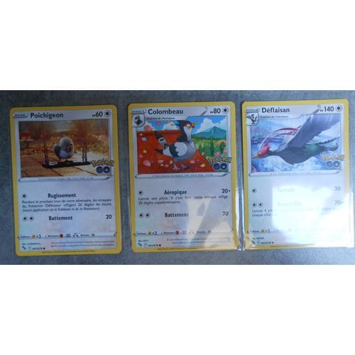 Carte Pokemon Poichigeon 061/078 + Colombeau 062/078 + Deflaisan 06... on Productcaster.