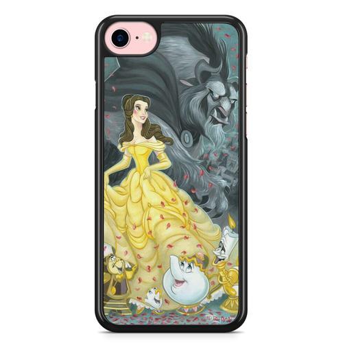 Coque Fifrelin Noire Pour Iphone 7 Et Iphone 8 La Belle Et La Bete ... on Productcaster.