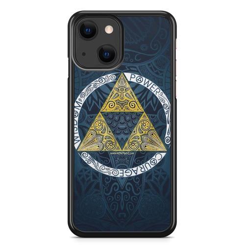 Coque Fifrelin Noire Pour Iphone 13 The Legend Of Zelda Triforce Lo... on Productcaster.