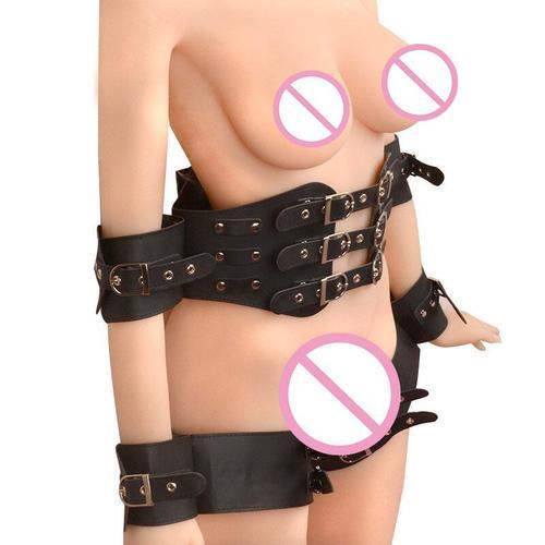 Ceinture De Bondage Amusant, Jouets Sexuels Pour Couples, En Cuir P... on Productcaster.