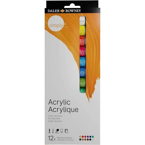 Set Peinture Acrylique 12 Tubes 12ml on Productcaster.