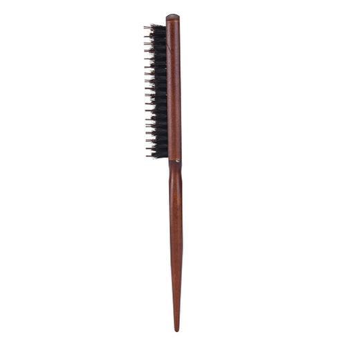 Brosse À Cheveux Démêlante, Peigne À Queue Pointue, Manche En Bois,... on Productcaster.