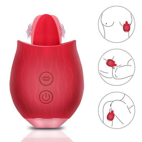 Stimulateur De Clitoris, Point G, Anal, En Forme De Rose on Productcaster.