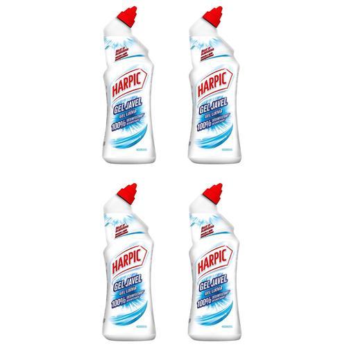 Harpic Lot de 4 Gels WC Javel Eclat et Blancheur - 750 ml on Productcaster.