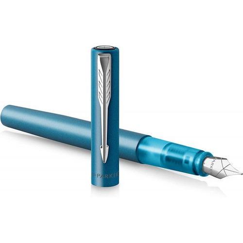 Stylo Plume - Bleu - Parker - Vector Xl - Pointe Fine - Rechargeable on Productcaster.