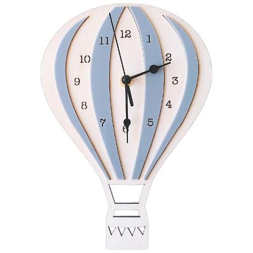 Nordic Style Children Hot Air Balloon Clock Mute Clock Room Wall Cl... on Productcaster.