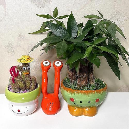 Snail Statues Garden 'S Eye Fairy Garden Statue Accessories, Funny ... on Productcaster.