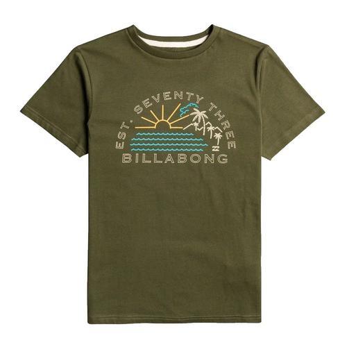 T-Shirt Kaki Garçon Billabong Isla Vista on Productcaster.