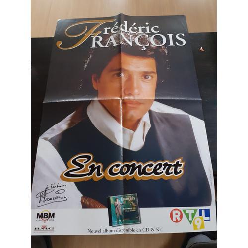 Mini Affiche De Frédéric François De La Tournée 1996. on Productcaster.