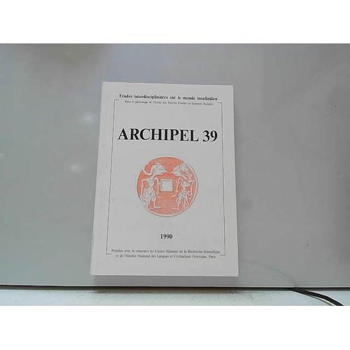 Revue Archipel N°39 1990 on Productcaster.