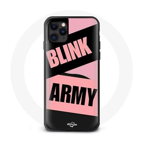 Coque Pour Iphone 12 Bts Army Et Blackpink Blink Rose Noir on Productcaster.