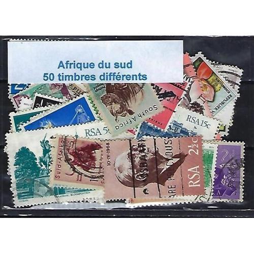 Afrique Du Sud 50 Timbres Différents on Productcaster.