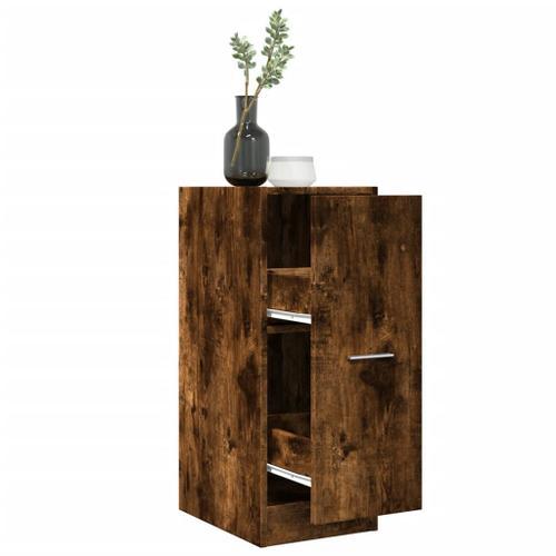 Vidaxl Armoire D'apothicaire Chêne Fumé 30x41x77,5cm Bois D'ingénie... on Productcaster.