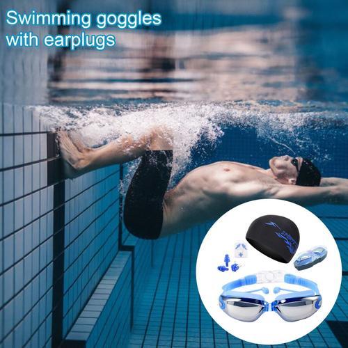 Ensemble De Lunettes De Natation Pour Hommes Et Femmes, Étanches, A... on Productcaster.