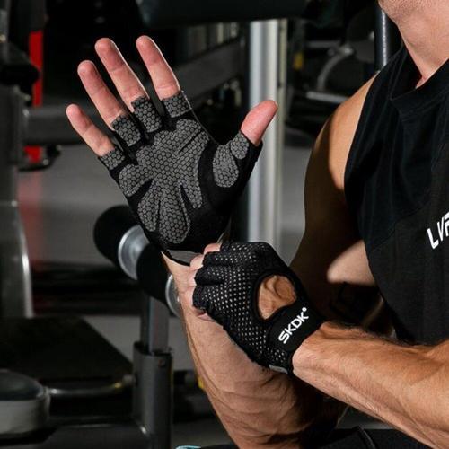 Gants De Cyclisme Demi-Doigt Pour Hommes Et Femmes, Antichocs, En G... on Productcaster.