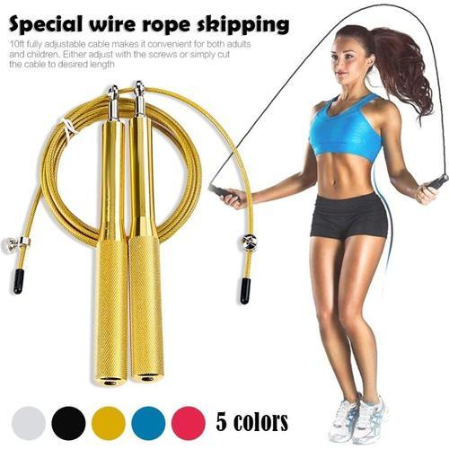 Corde À Sauter De Vitesse Pour Le Sport Crossfit, Roulement À Bille... on Productcaster.