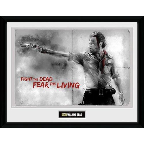 The Walking Dead - Rick - 30x40cm Encadré on Productcaster.