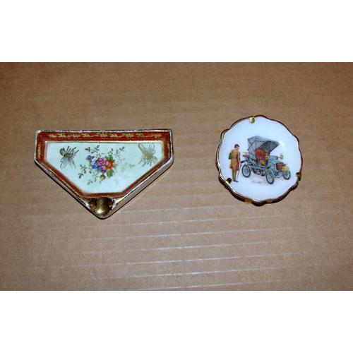 Cendrier Porcelaine Limoges + Assiette Decoration Fiat 1901 on Productcaster.