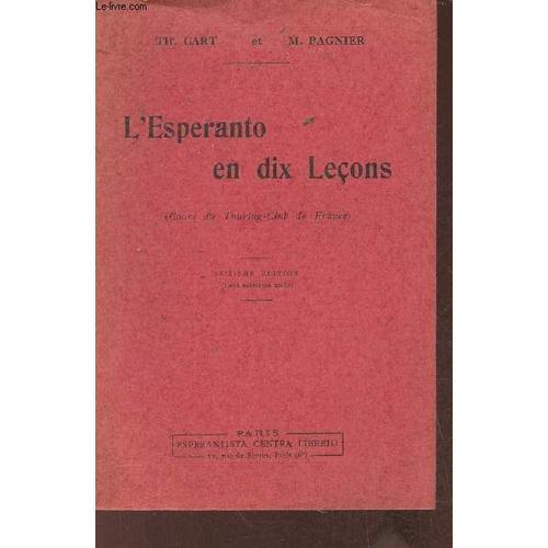 L Esperanto En Dix Leçons (Cours De Touring-Club De France) on Productcaster.