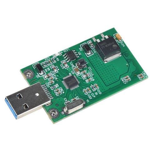 Adaptateur WiFi mSATA vers USB3.0 1 pièce Module de carte Mini PCIE... on Productcaster.