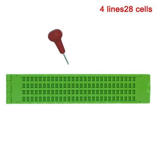 Ardoise D'écriture En Braille Avec Stylet Em88, 9 Lignes 30 Cellule... on Productcaster.