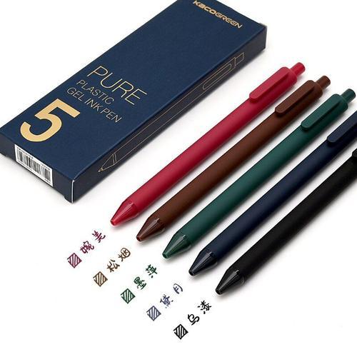 Stylos À Gel Rétractable Pur 0.5mm, Pointe Fine Rouge Foncé/Vert/Bl... on Productcaster.