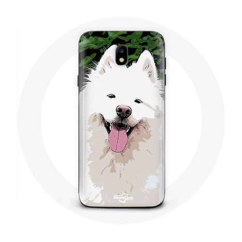 Coque Pour Samsung Galaxy J5 2017 Samoyède Blanc Race De Chiens on Productcaster.