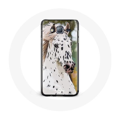 Coque Pour Samsung Galaxy J3 Appaloosa Cheval Blanc on Productcaster.