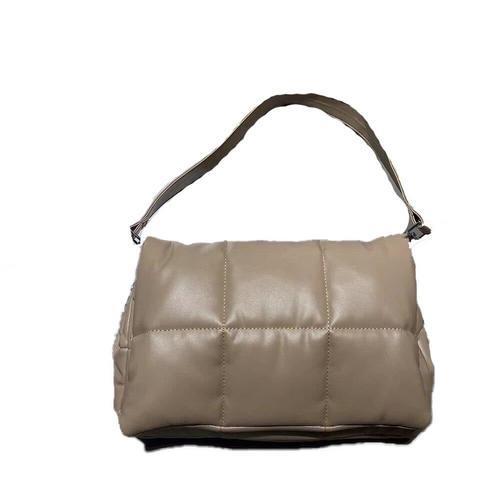 Simple Design Quilted Leather Sling Shoulder Bags Large Square Squa... on Productcaster.