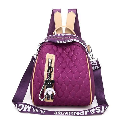 New Waterproof Nylon Women Backpack Zipper School Bags For Teenager... on Productcaster.