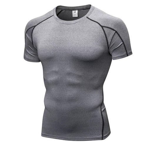 Lot De 3 Chemises De Compression À Manches Courtes Pour Hommes, Bla... on Productcaster.