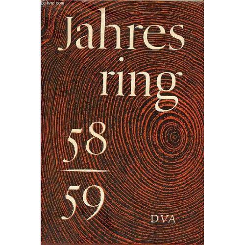 Jahresring 58/59 Beiträge Zur Deutschen Literatur Und Kunst Der Geg... on Productcaster.