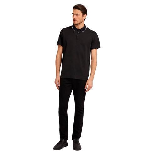 Polo Guess Logo Original Homme Noir on Productcaster.