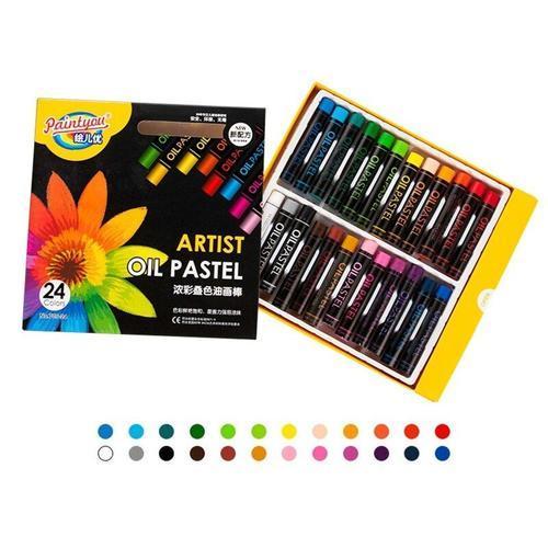 Crayons Pastel À L'huile Lx0b 18/24/36 Couleurs, Pour Peintre, Text... on Productcaster.