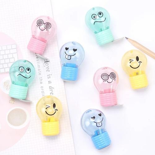 Taille-Crayon Style Ampoule, 1 Pièce, Nouveauté Kawaii, Émotions Cr... on Productcaster.