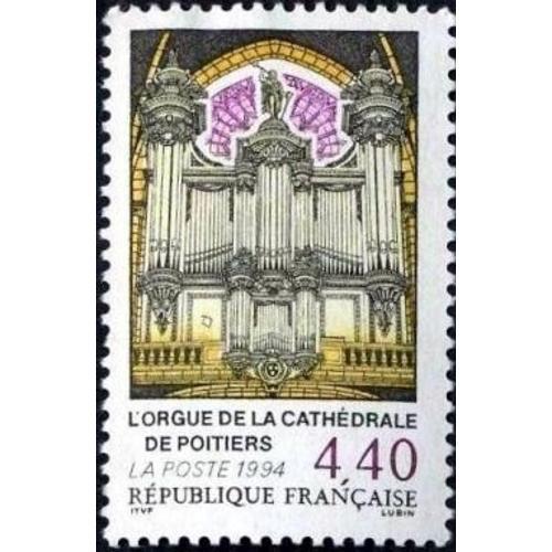 Timbre Non Oblitéré - L'orgue De La Cathédrale De Poitiers on Productcaster.