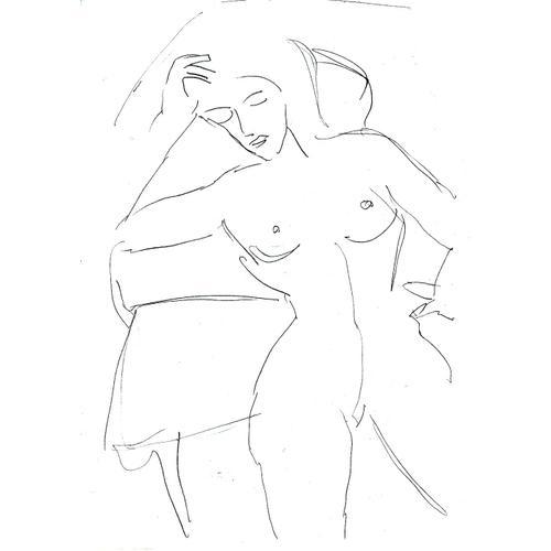 Dessin Original - Anna Satine - 729 - Nu Féminin - Graphite - 20x30... on Productcaster.