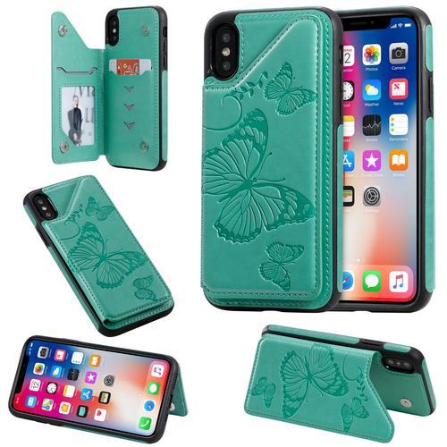 Coque Iphone X,Etui Pour Iphone X,Coque En Cuir Pour Iphone X,Convi... on Productcaster.