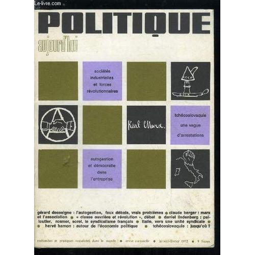 Politique Aujourd Hui N° 1-2 - L Autogestion, Faux Débats Et Réalit... on Productcaster.