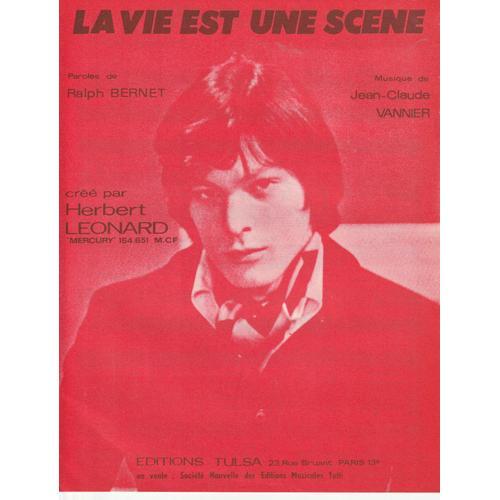 Rare Partition Herbert Leonard La Vie Est Une Scene Ralph Bernet / ... on Productcaster.