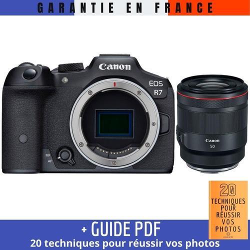 Canon EOS R7 + RF 50mm F1.2 L USM + Guide PDF ""20 techniques pour ... on Productcaster.