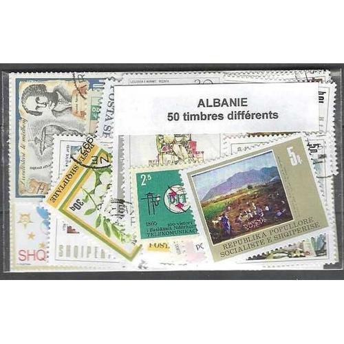 Albanie 50 Timbres Différents on Productcaster.