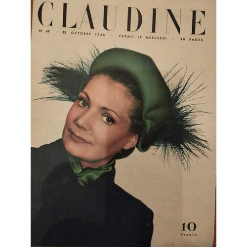 Claudine N°68 Du 23 Octobre 1946 on Productcaster.